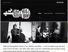 Tablet Screenshot of goathillstringband.com